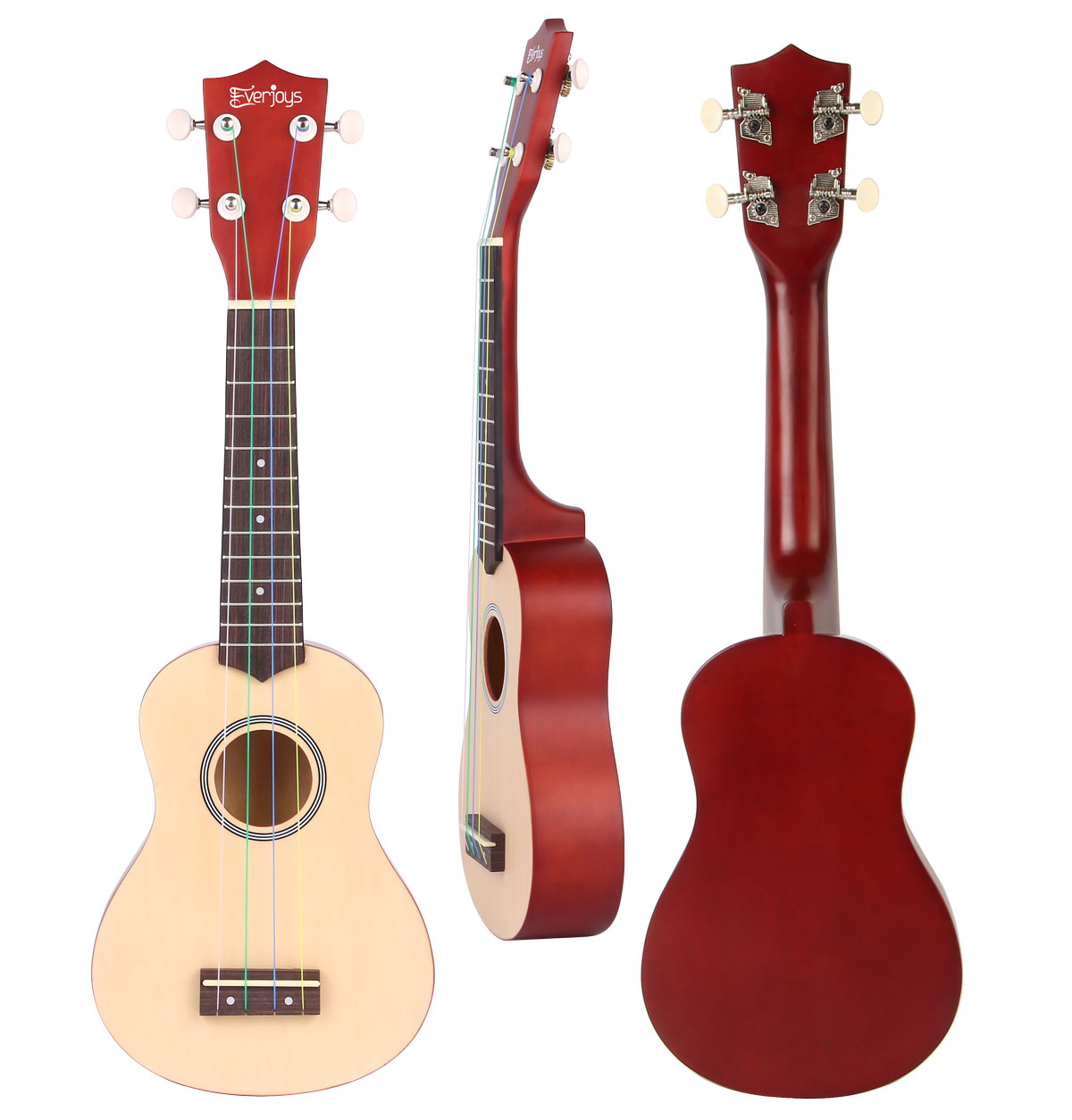 Сопрано Ukulele Beginner Pack-21 дюймов с Gig Bag песенник цифровой тюнер