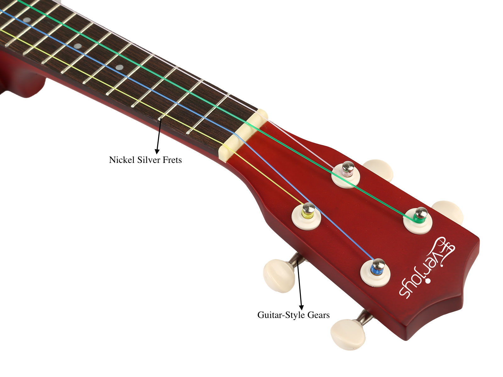 Сопрано Ukulele Beginner Pack-21 дюймов с Gig Bag песенник цифровой тюнер