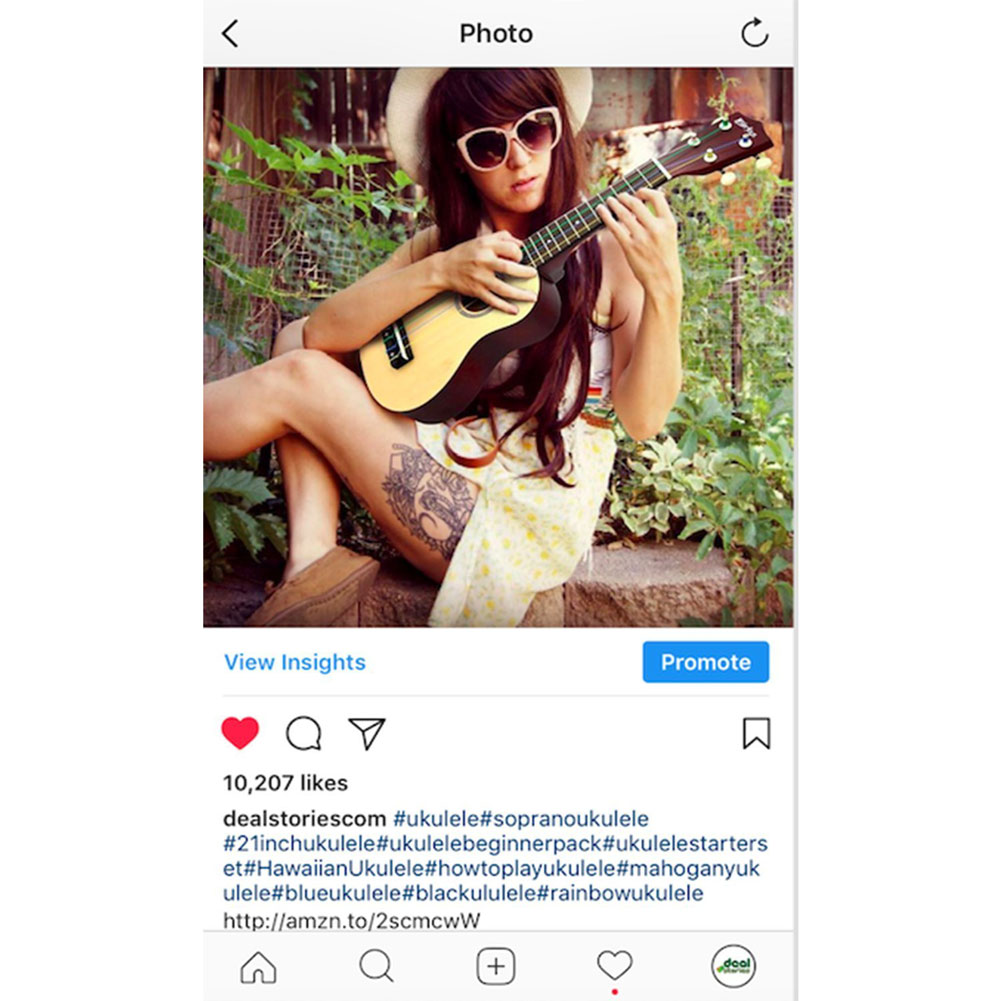 Сопрано Ukulele Beginner Pack-21 дюймов с Gig Bag песенник цифровой тюнер