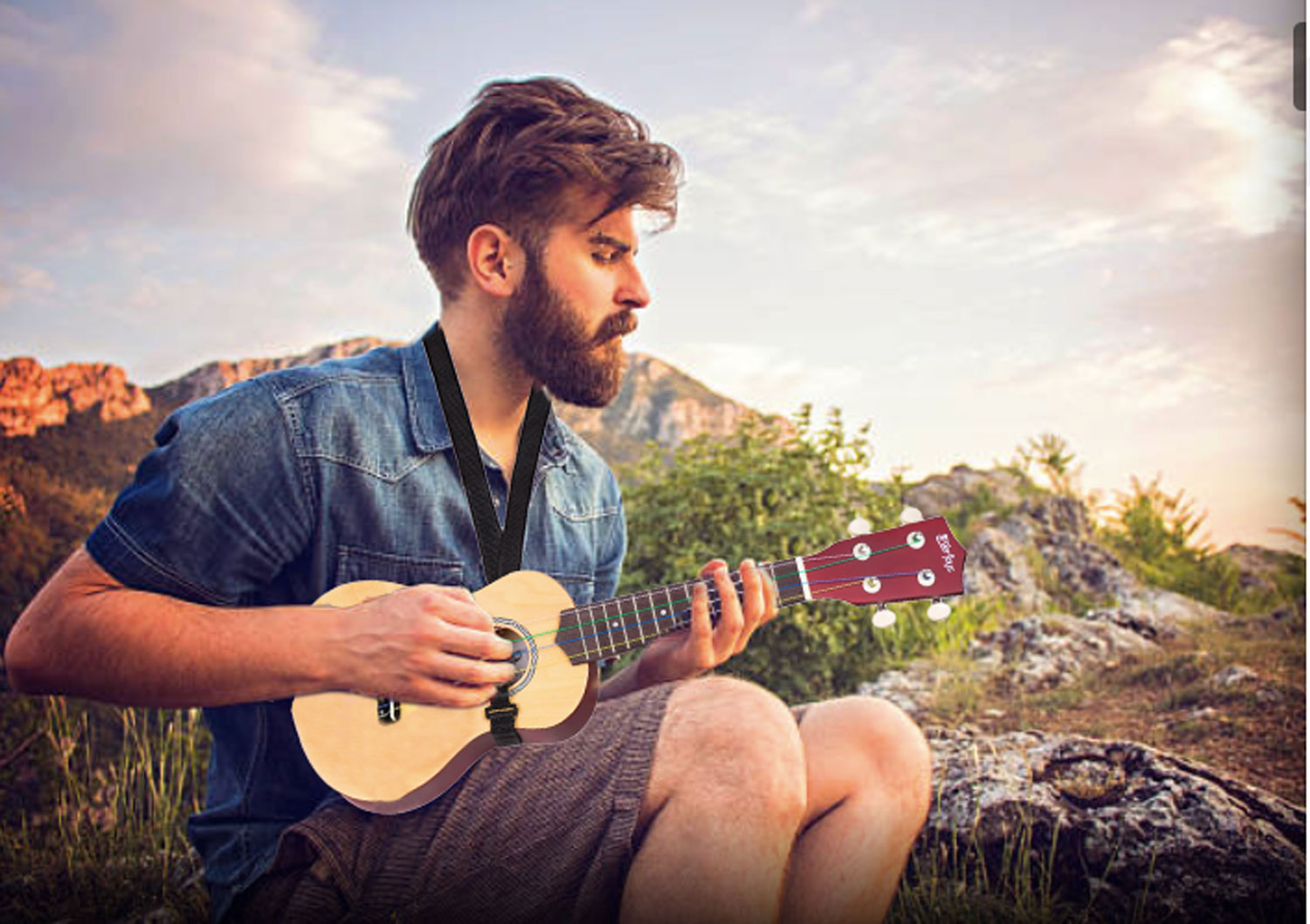 Сопрано Ukulele Beginner Pack-21 дюймов с Gig Bag песенник цифровой тюнер