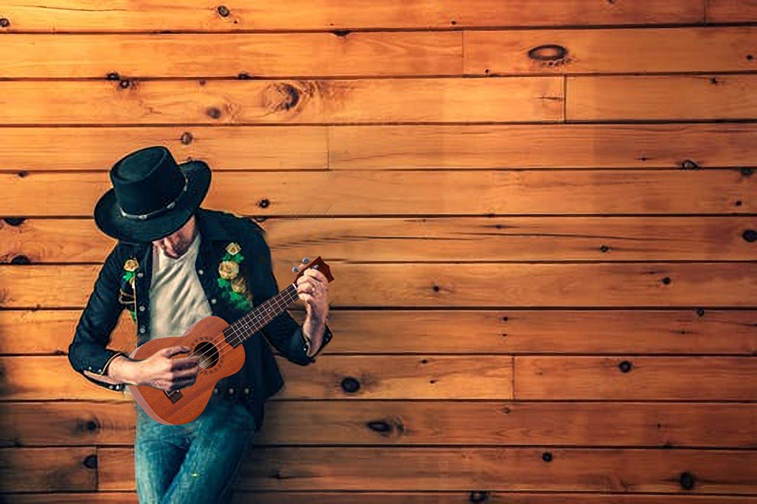 Комплект Ukulele из красного дерева сопрано - Профессиональный 21-дюймовый с чехлом-ремешком для ремешка Aquila Strings EVUKP02